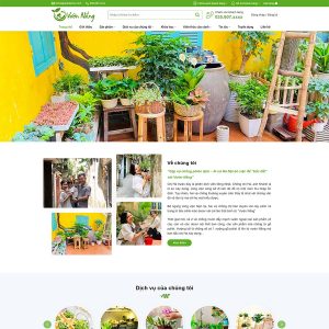 Theme Cây xanh 3 wordpress chuẩn SEO