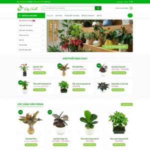 Theme Cây xanh wordpress chuẩn SEO