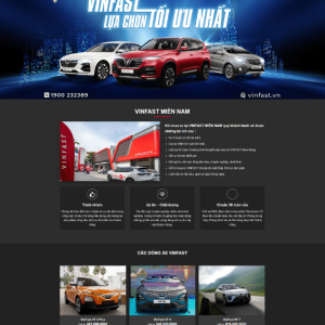 Theme wordpress bán xe vinfast 2 chuẩn SEO