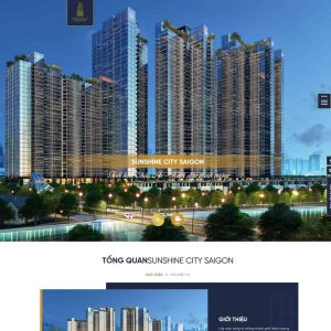 Theme WordPress giới thiệu về dự án bất động sản chuẩn SEO