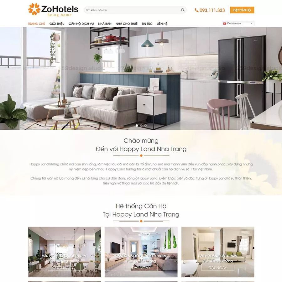 Theme wordpress bất động sản 11 chuẩn SEO