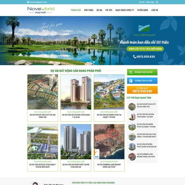 Theme wordpress bất động sản 08 chuẩn SEO