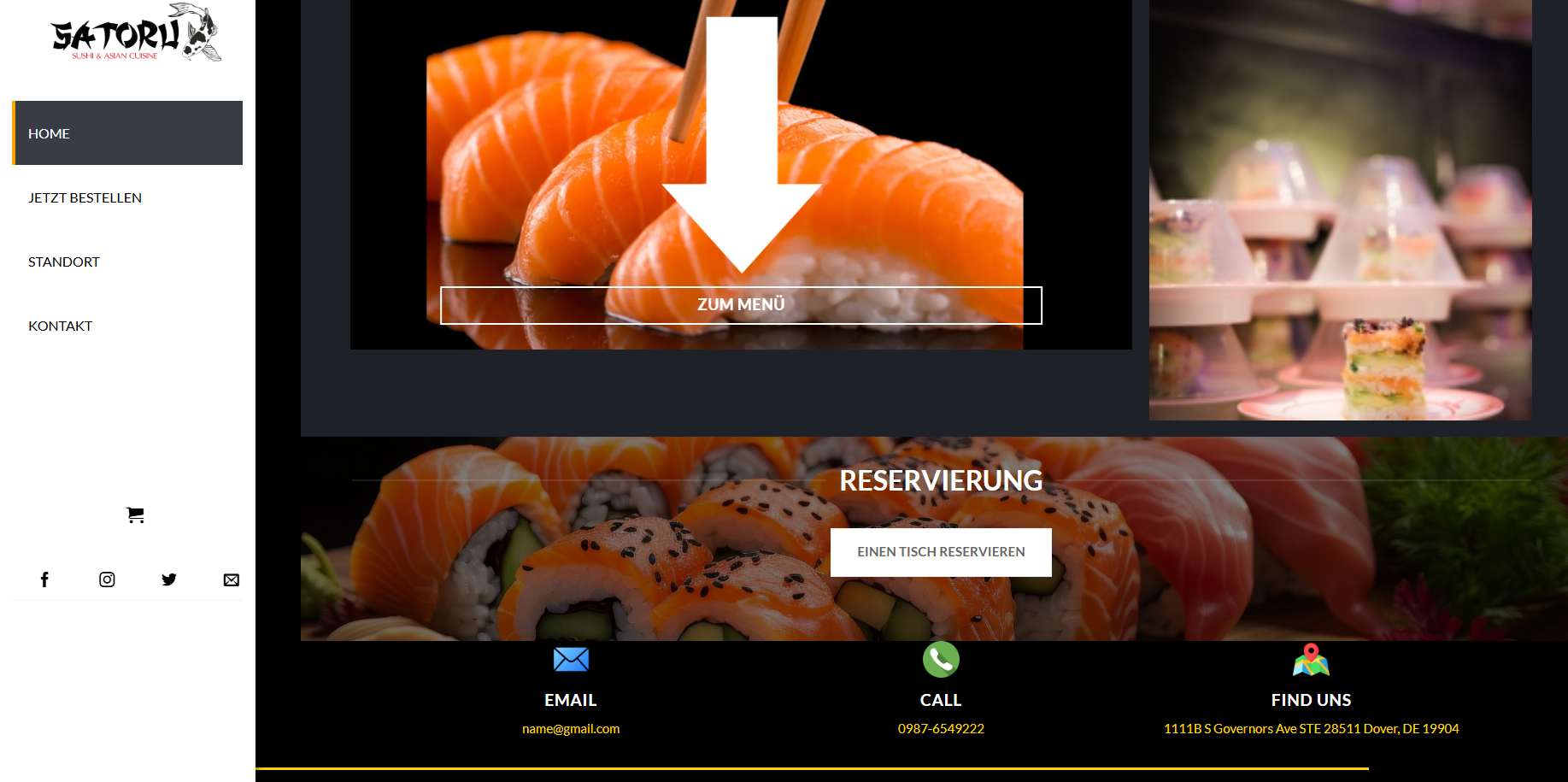Theme wordpress nhà hàng sushi chuẩn SEO
