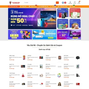 Theme WordPress web so sánh giá, dùng tiếp thị liên kết kiếm tiền