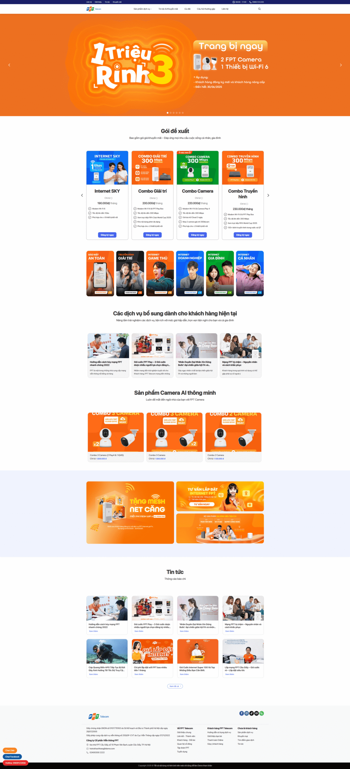 Theme wordpress lắp mạng camera fpt 02