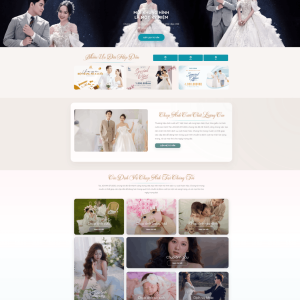 Theme WordPress Studio Áo Cưới Phong Cách Hàn Quốc
