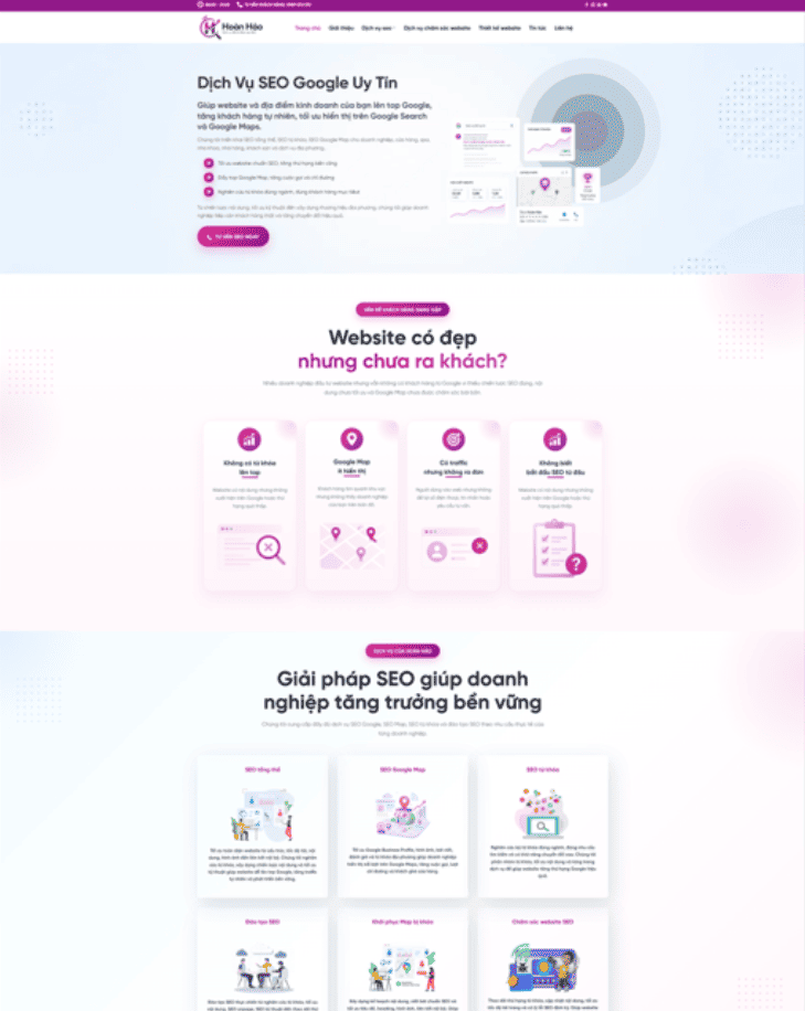 Theme wordpress dịch vụ seo & marketing chuẩn SEO
