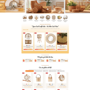 Theme WordPress giỏ mây & thủ công mỹ nghệ chuẩn SEO